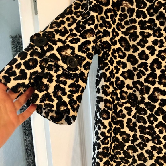 Animal Print Forever 21 Pea Type Coat - Picture 10 of 13